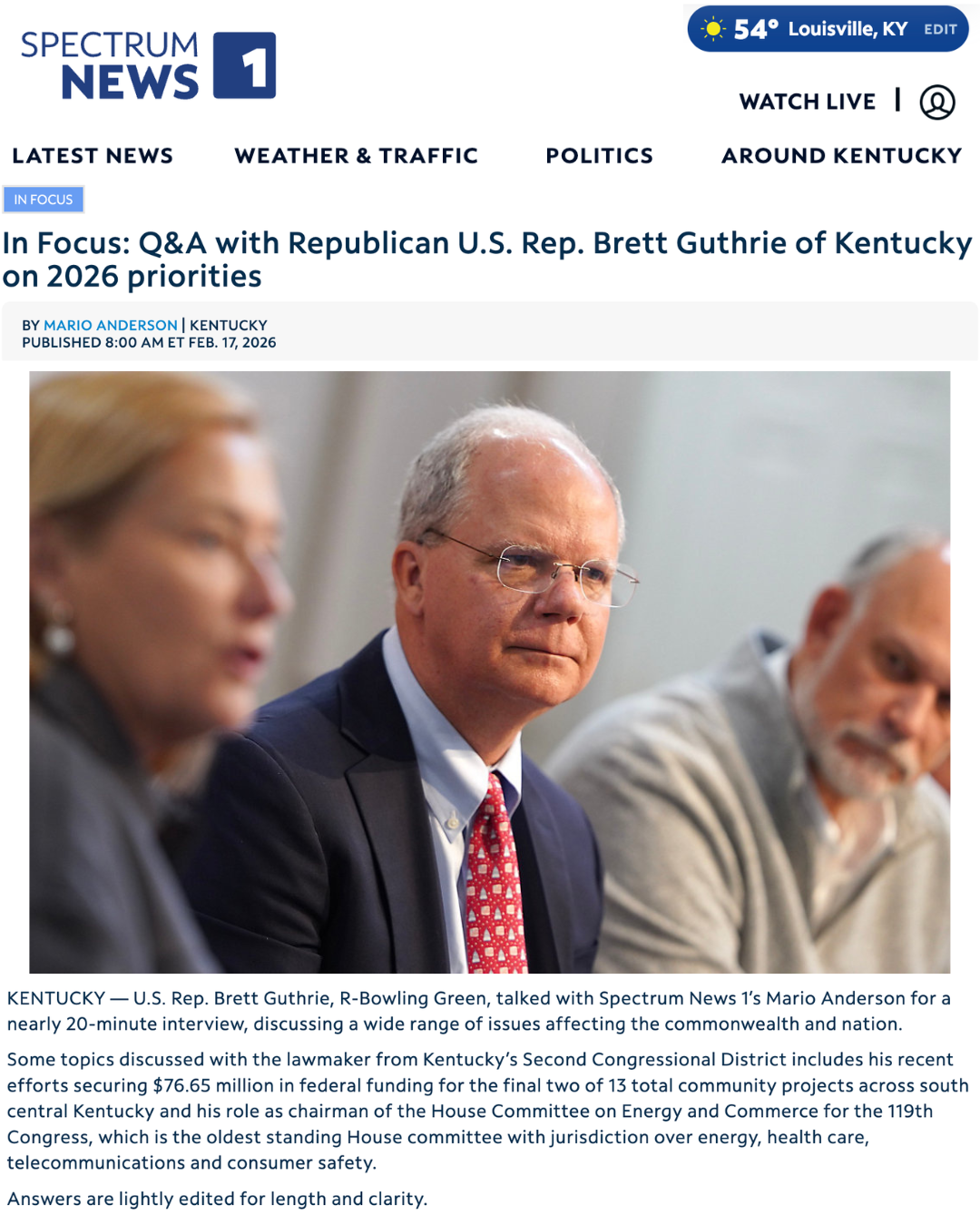 Spectrum News Headline