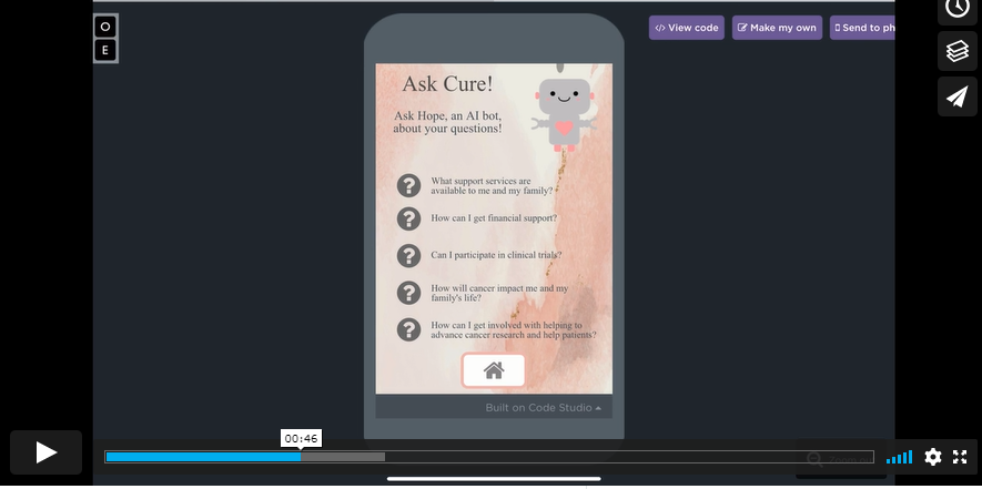 Cure video presentation