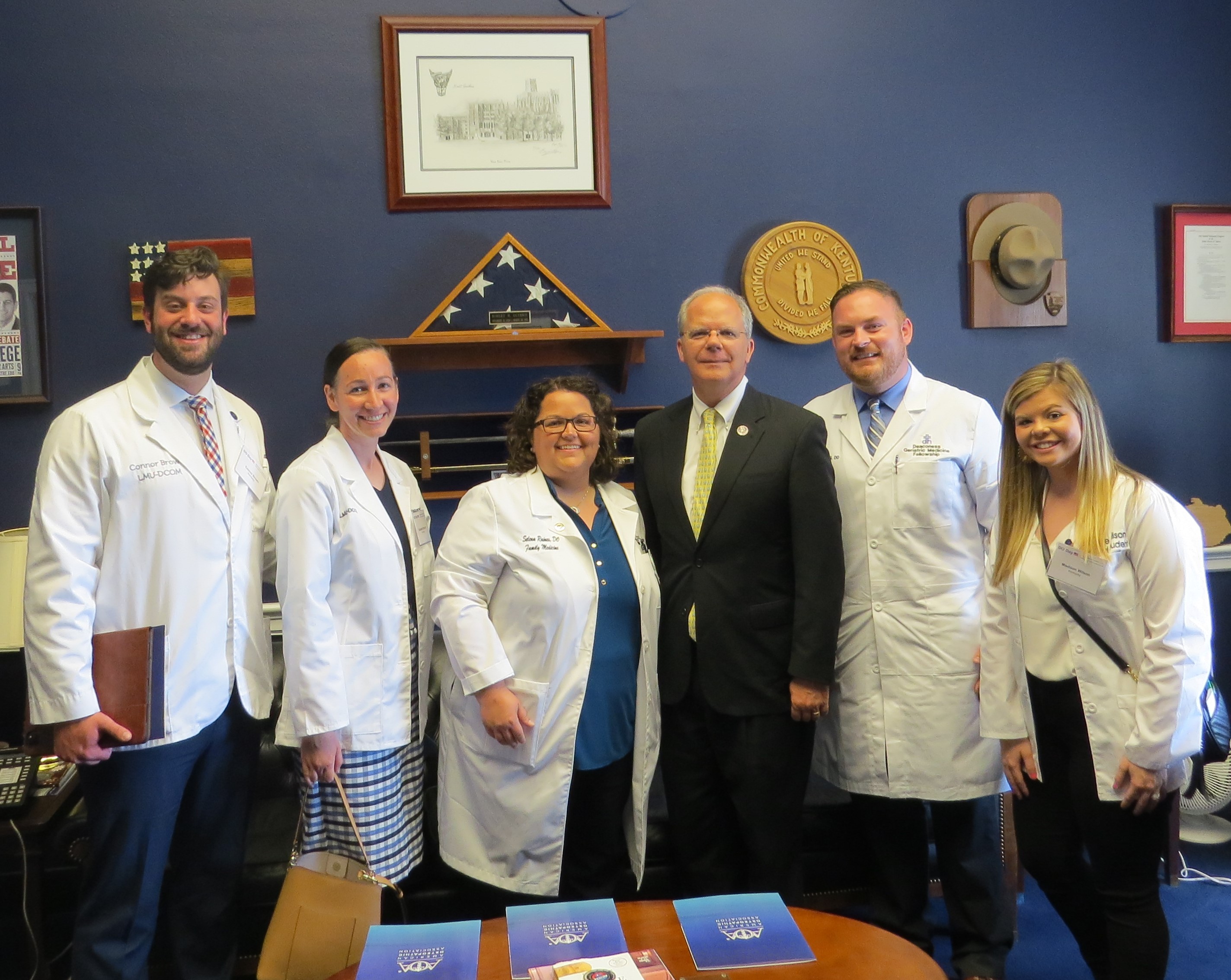 Rep. Guthrie meeting with the Kentucky Osteopathic Medical Association on policy that impacts their profession