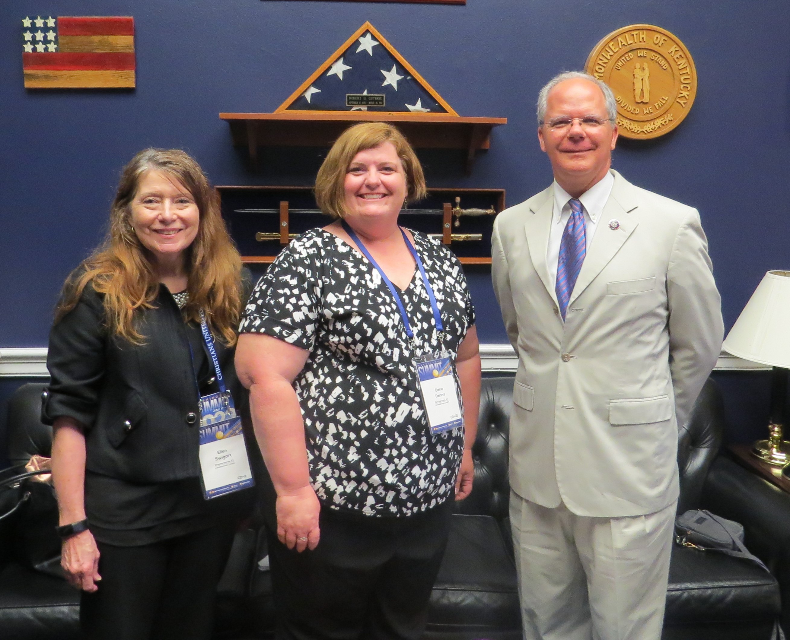 Rep. Guthrie meeting with Kentucky members of Christians United for Israel