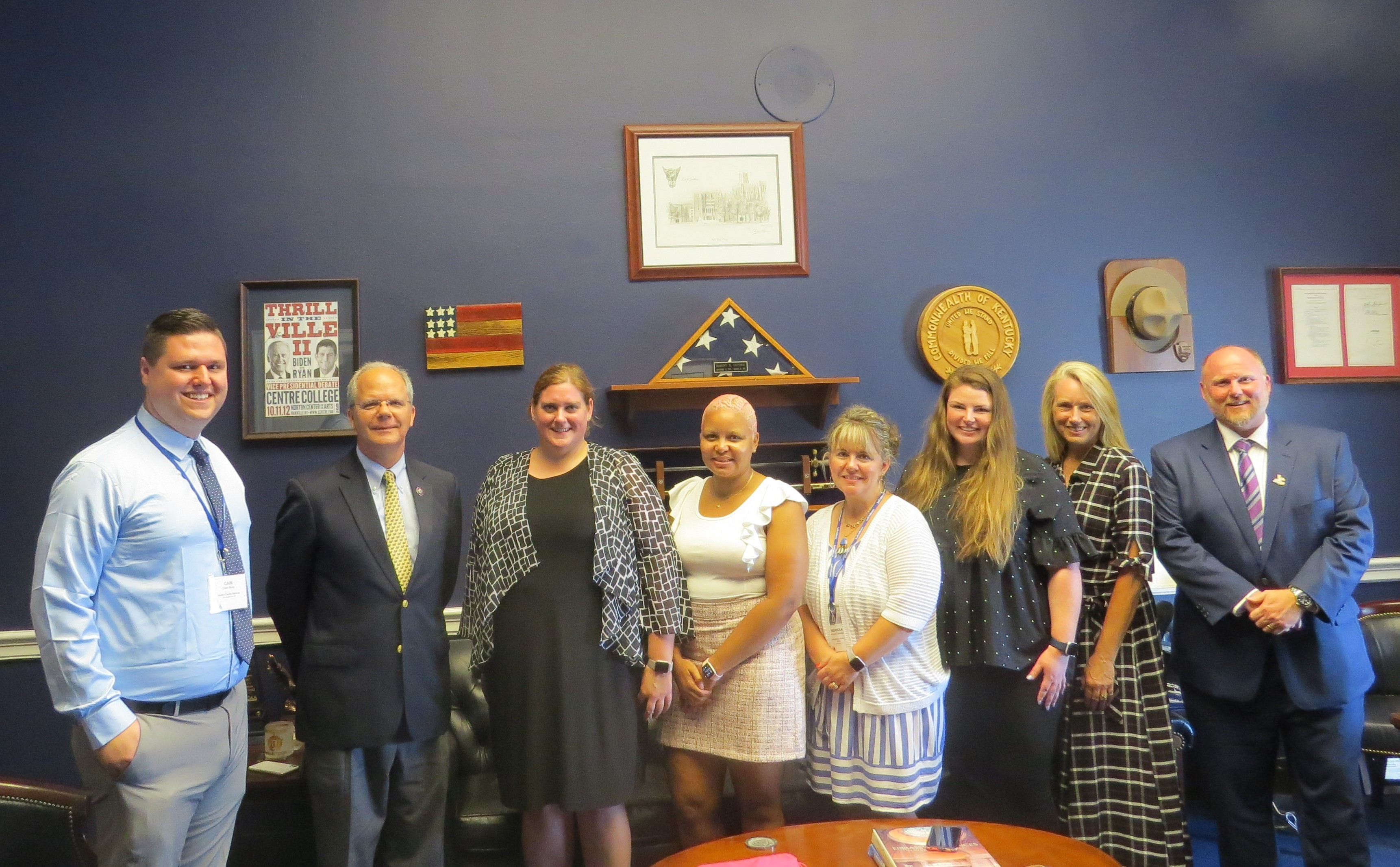 Rep. Guthrie meeting members of the Kentucky Council for Exceptional Children