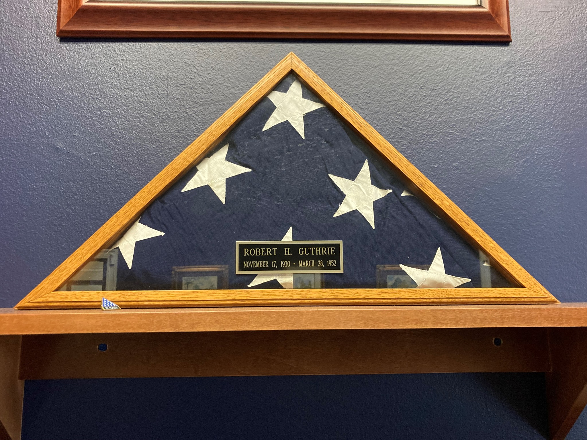 48-star United States flag in Rep. Guthrie’s office to honor his uncle’s memory